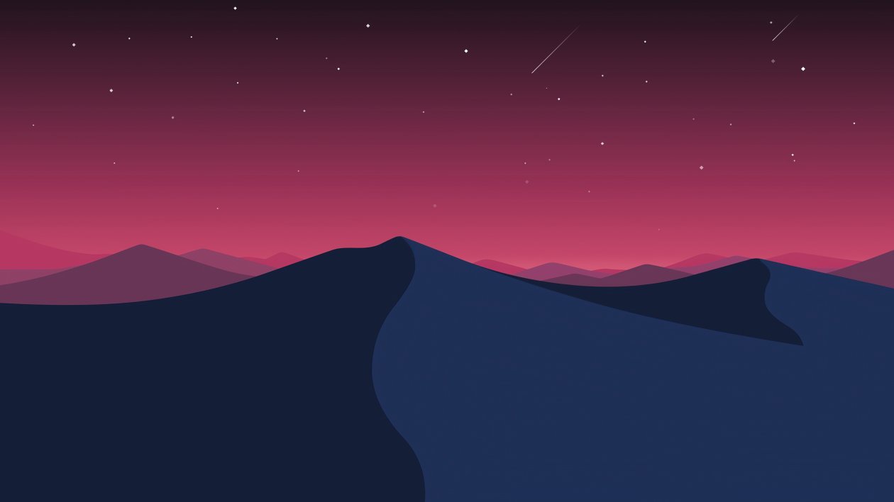 Minimal Mountains Alps Landscape 4k