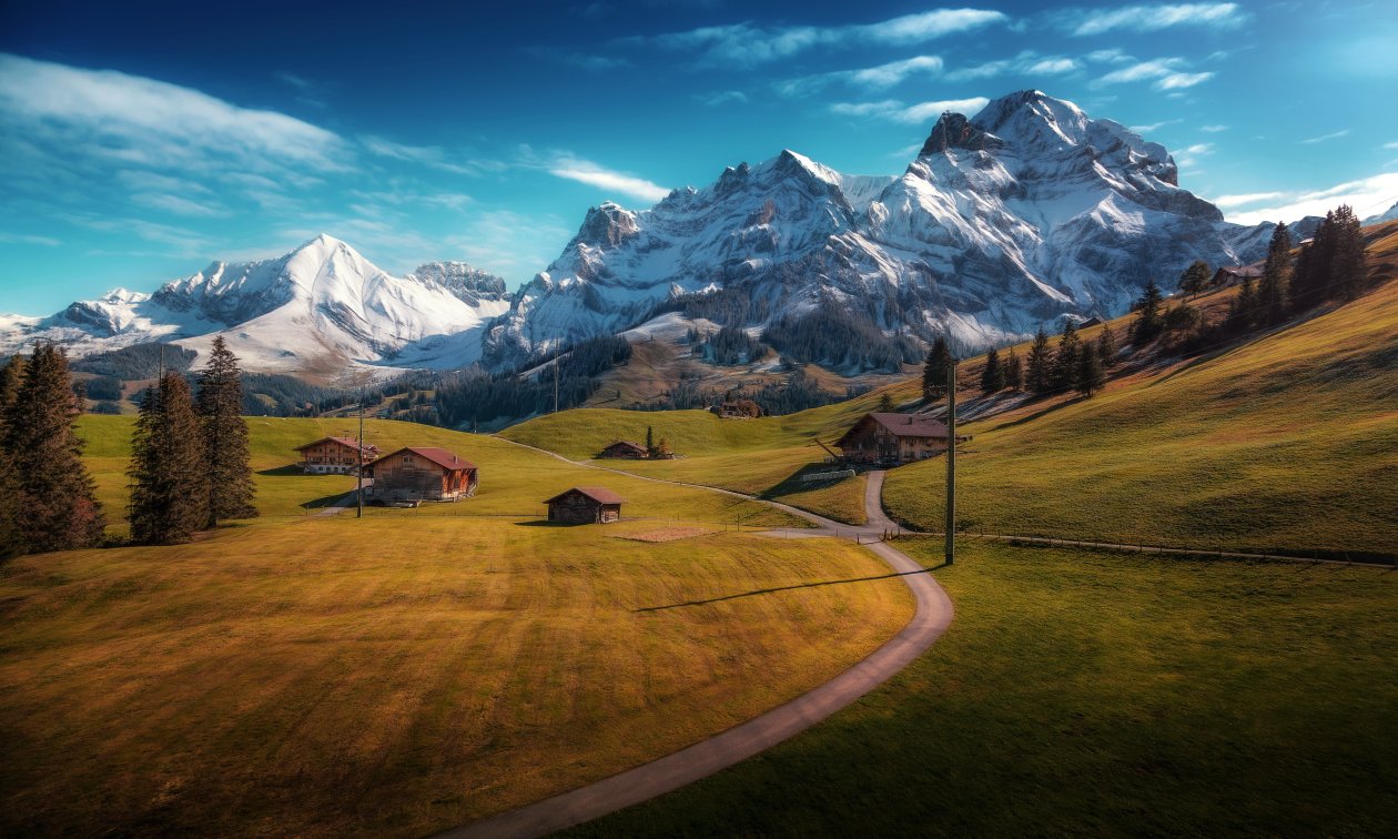 Alps Switzerland Mountains 5k