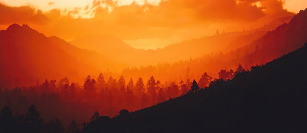 Red Dead Redemption 2 Sunset Time 8k
