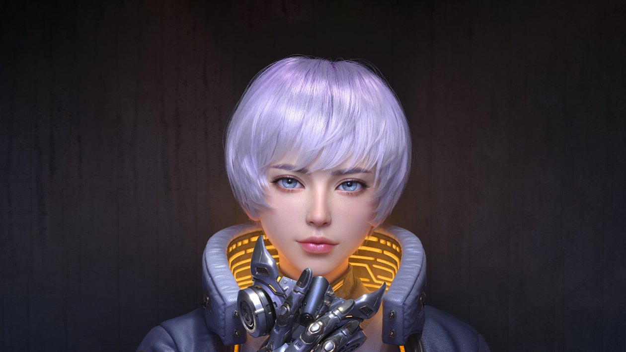 Scifi Girl Mask Off 5k