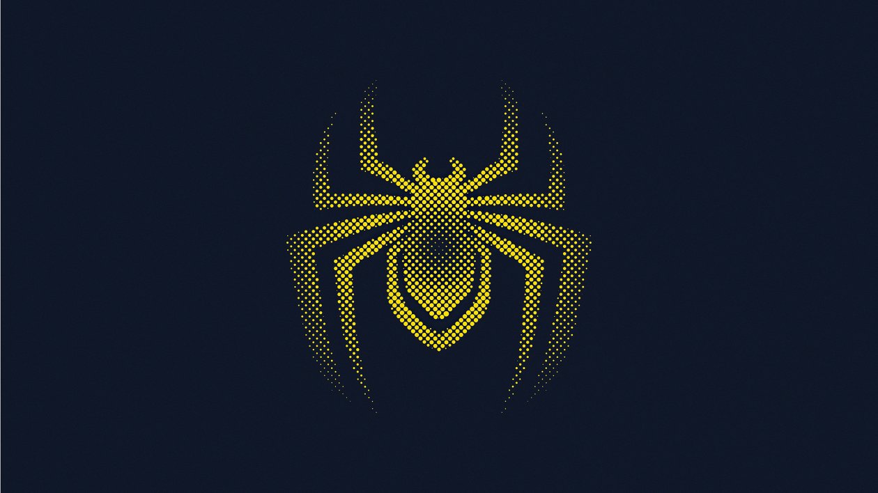 Spider Man Miles Morales Logo Minimal 4k