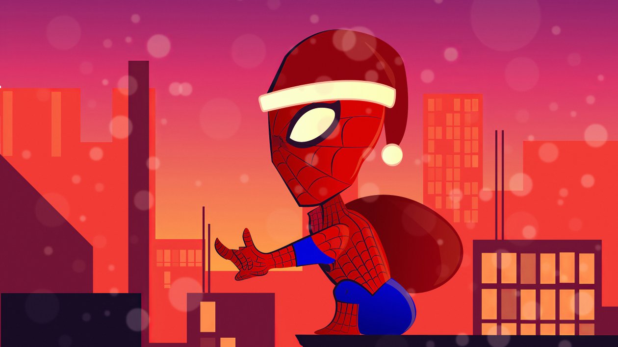 Spiderman Santa Claus