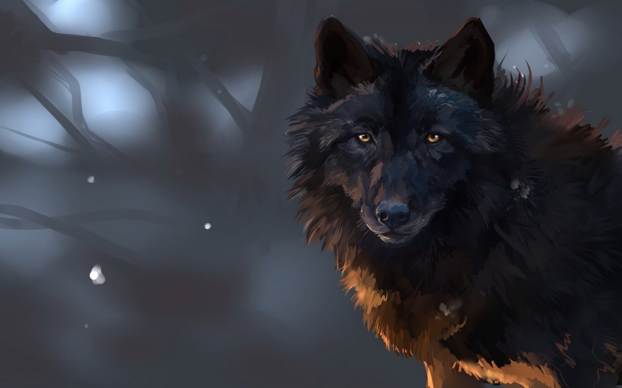 Wolf Art 4k
