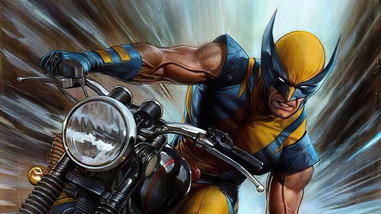 Wolverine On Bike