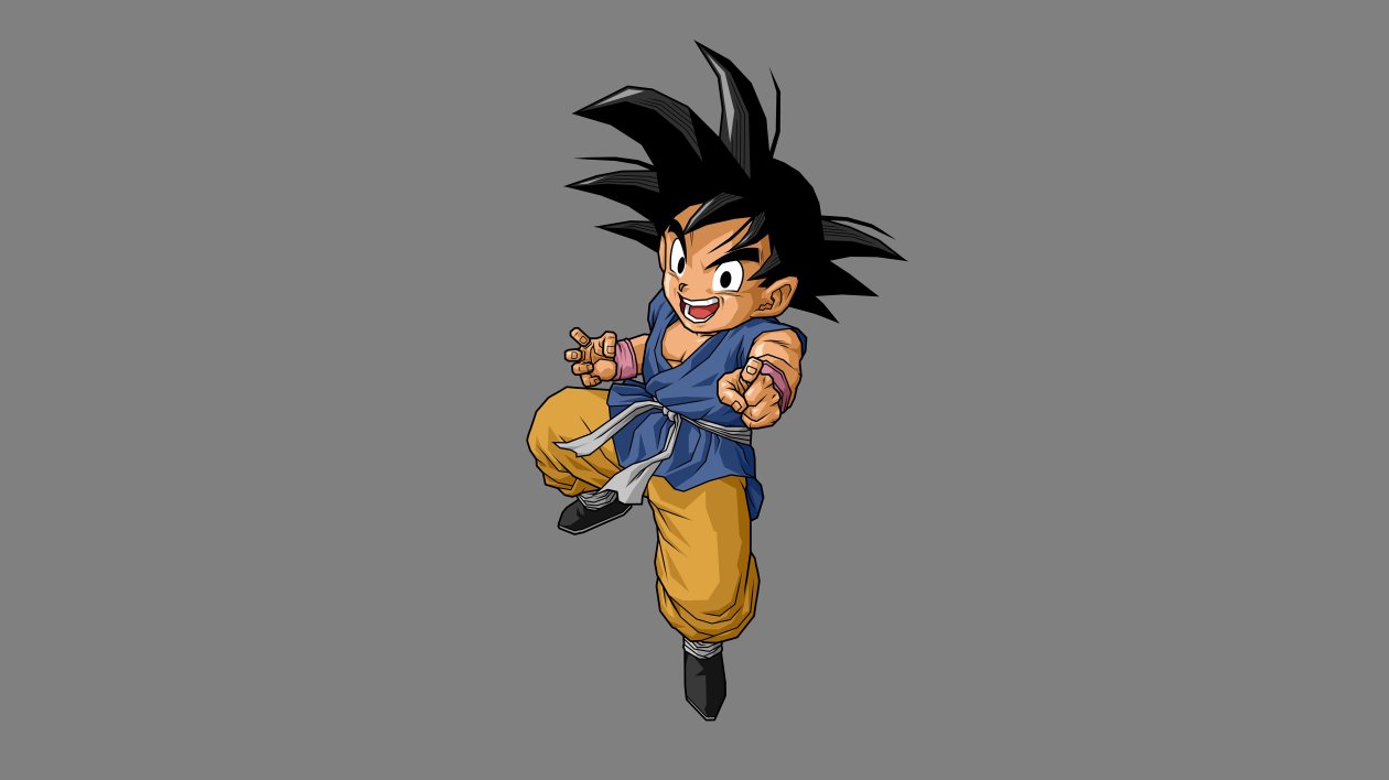 Dragon Ball Son Goku 5k Minimalism