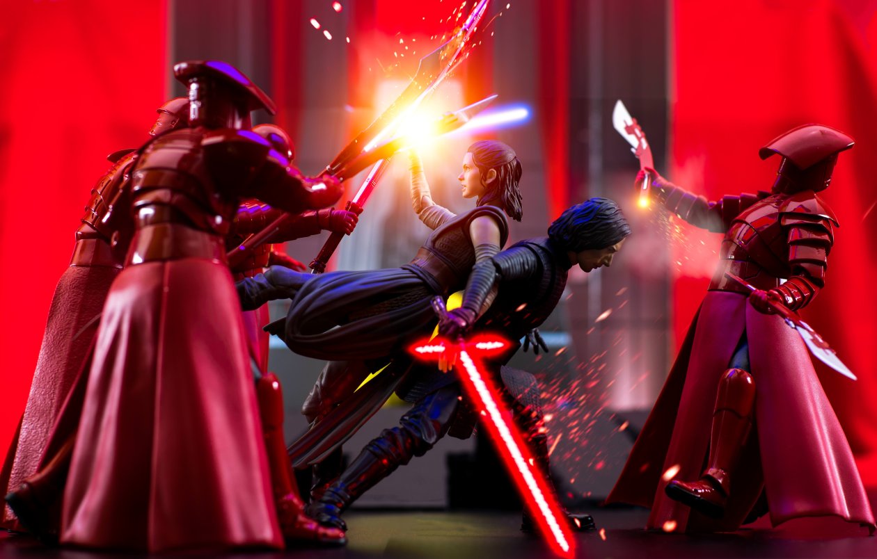 Rey Kylo Ren In Star Wars The Last Jedi