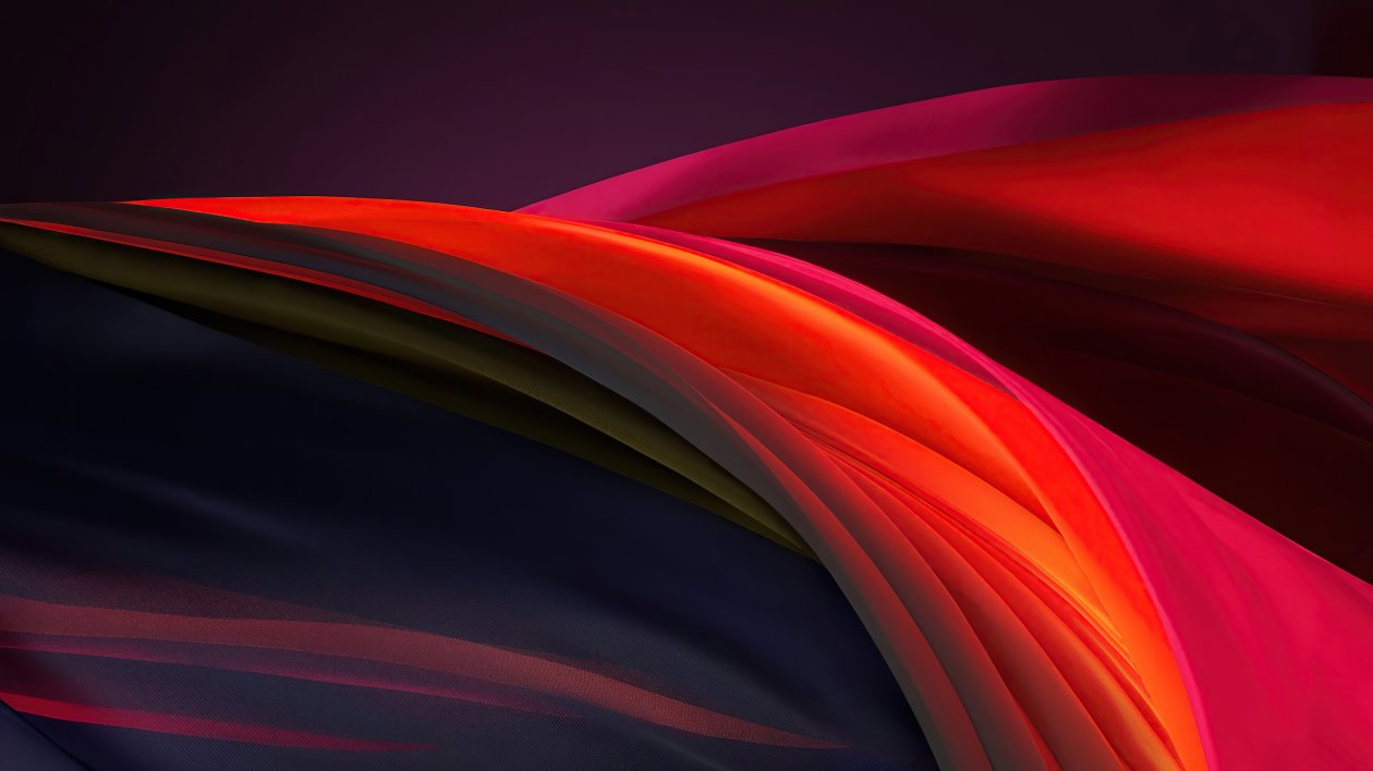 Abstact Red Shapes 4k