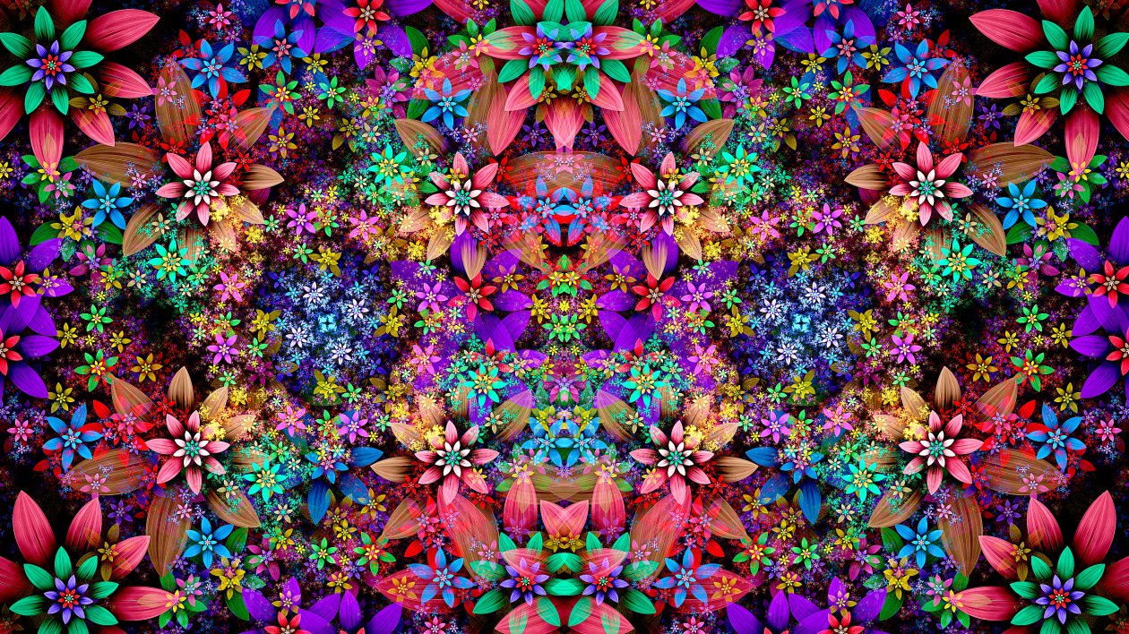 Flower Patterns 4k