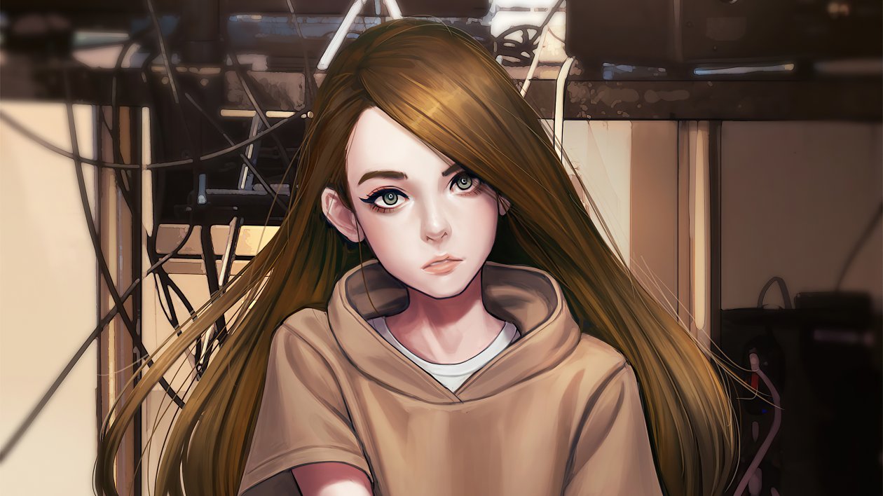Fond d'écran Gamer Girl 4k