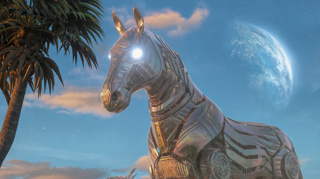 Beautiful Horse Machines 4k