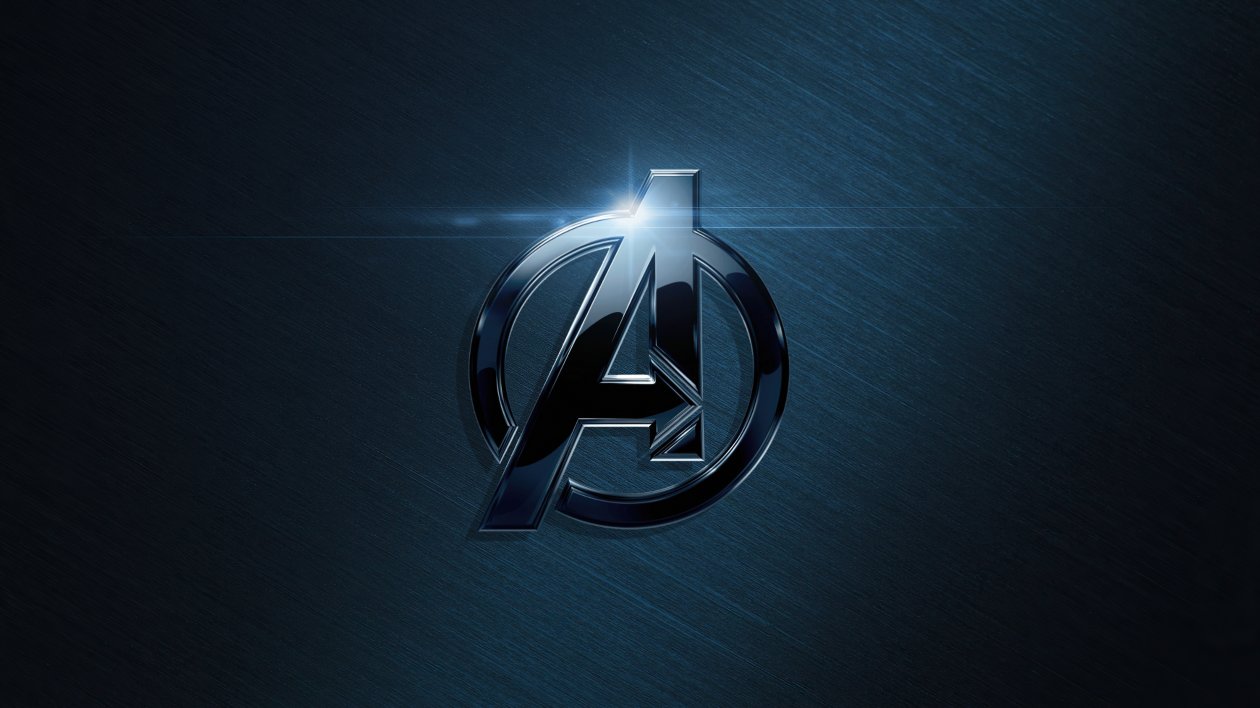 The Avengers Metal Logo 4k