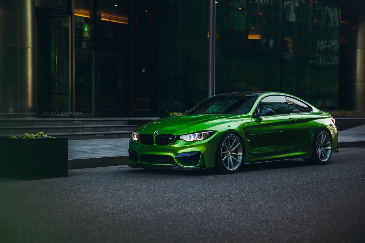 Bmw M4 Green 5k