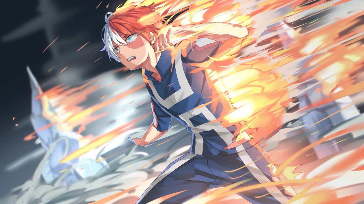 Shouto Todoroki My Hero Academia 4k