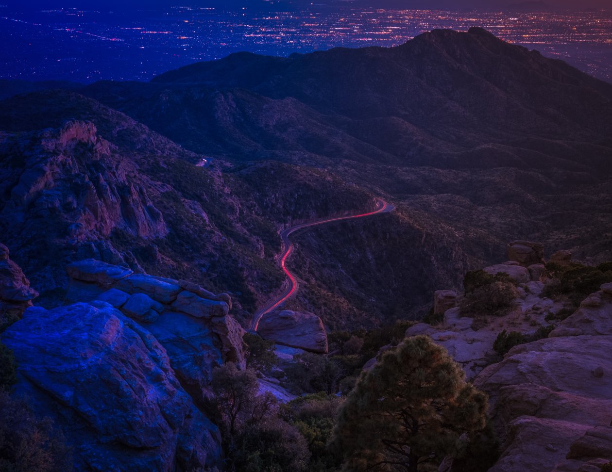 Trail Road Long Exposure 4k