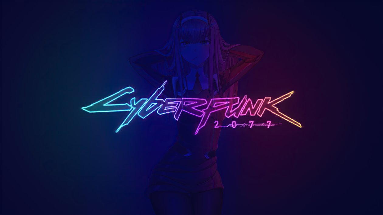 Zero Two Darling In The Franxx Anime Cyberpunk 2077 4k