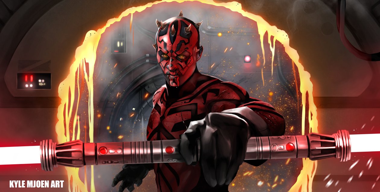 Darth Maul Digital Art 5k
