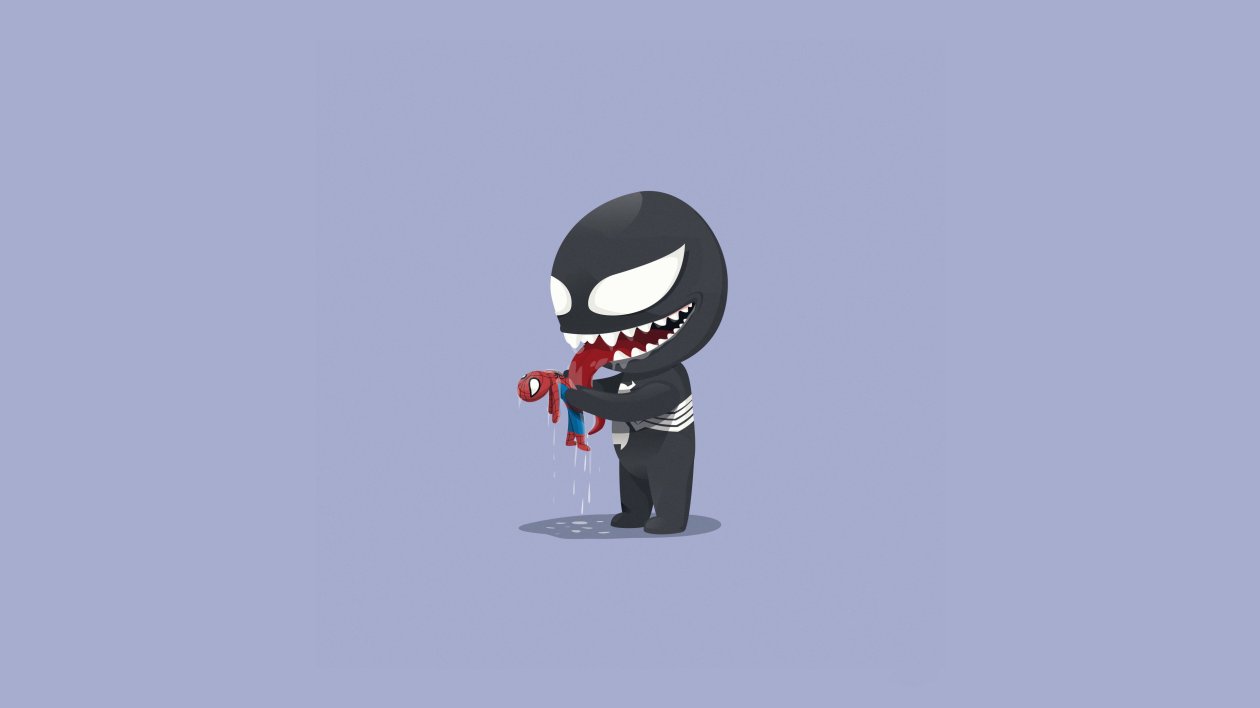 Venom Playtime With Little Spidey