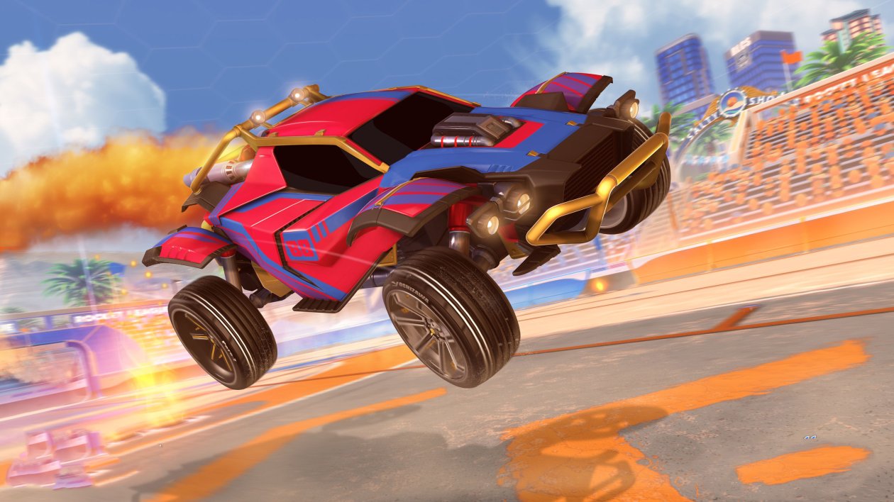 Rocket League 4k Car