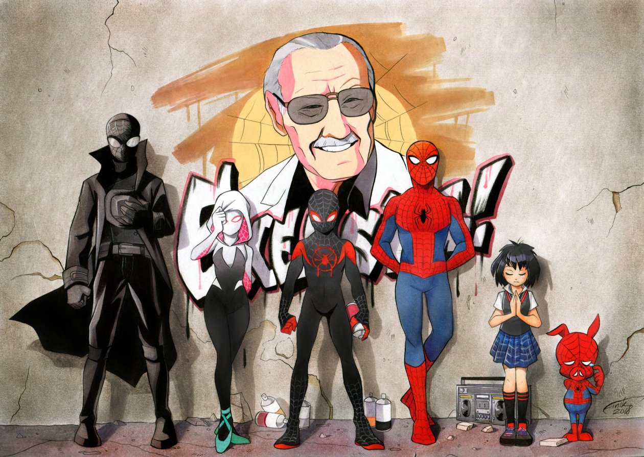 Spider Verse Stan Lee Tribute