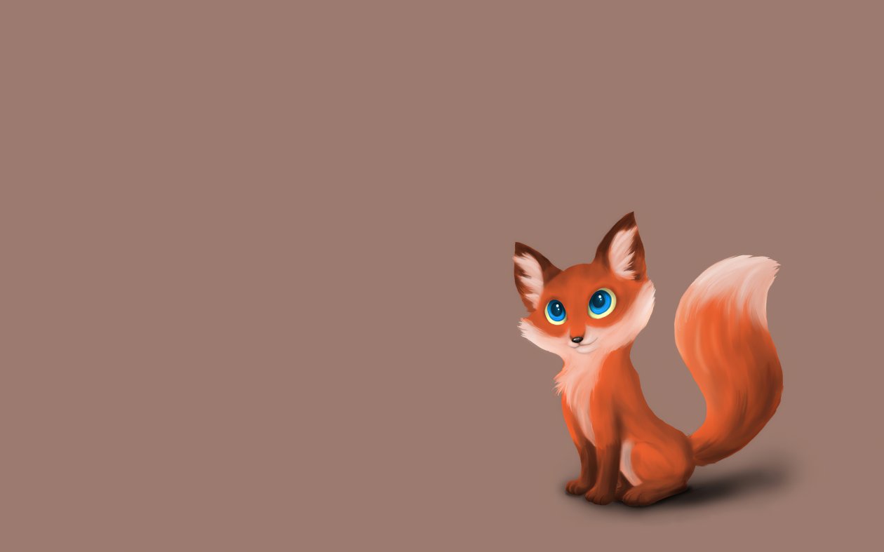 Fox Minimal Art 4k