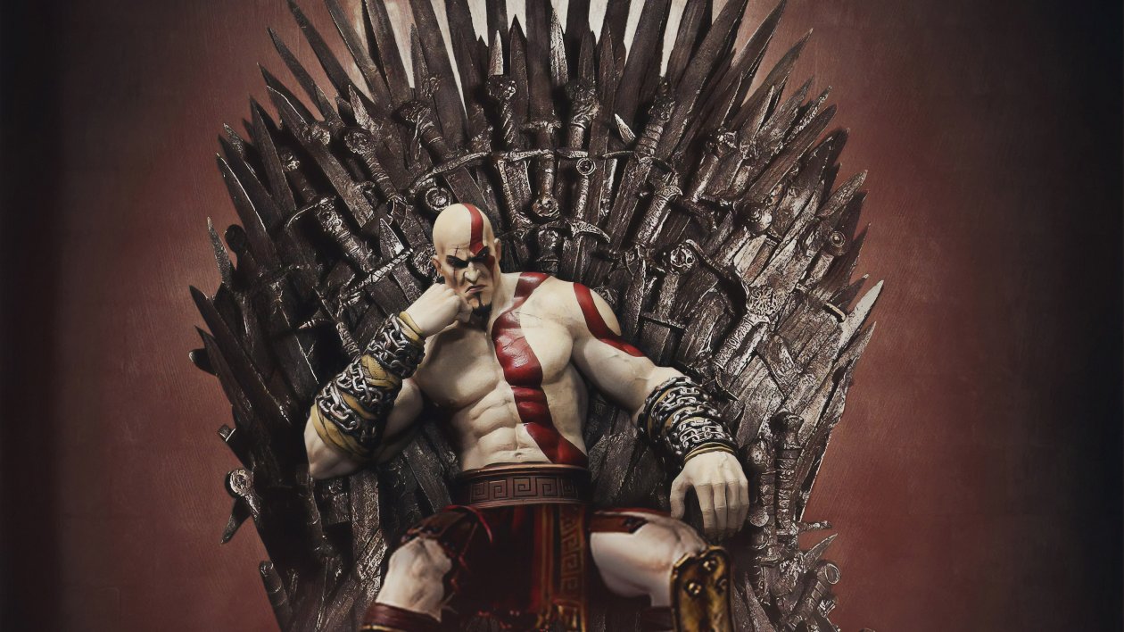 Kratos On Thrones