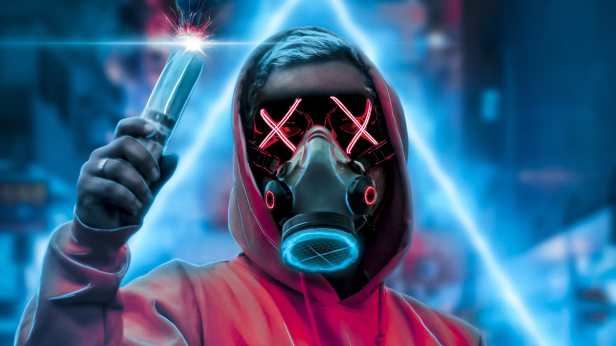 Face Mask Smoke Bomb 4k