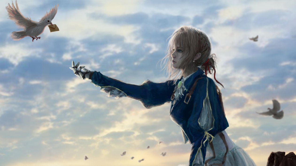 Violet Evergarden Getting Message