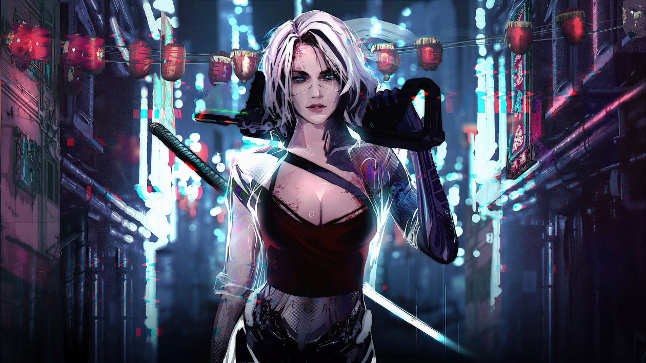 Katana With Japenese Word
