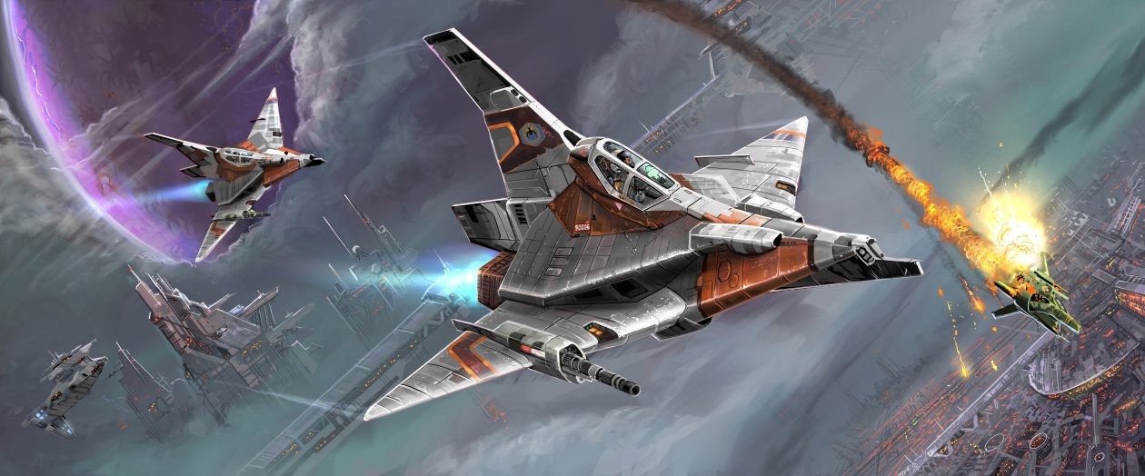 Planes Wars Scifi Digital Art 10k