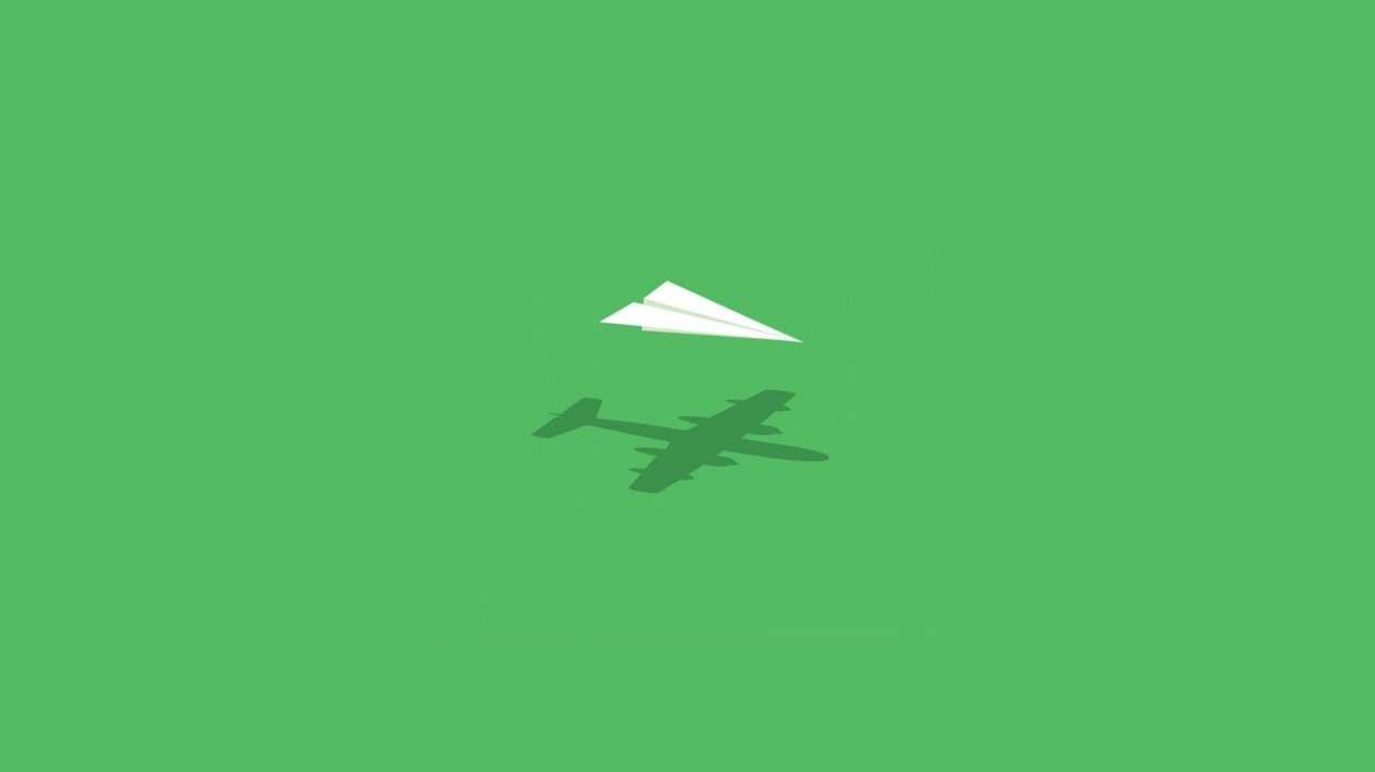Paper Plane Minimalism