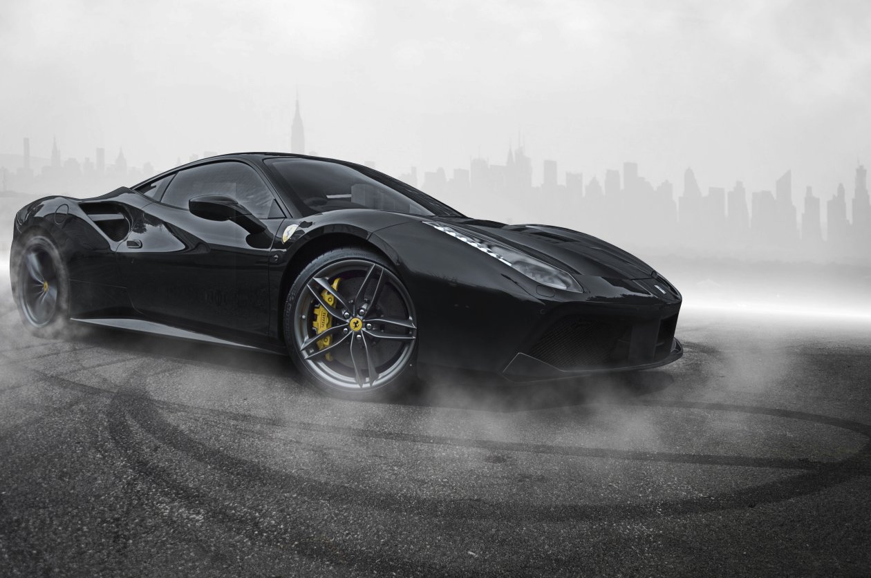 Ferrari 488 Black