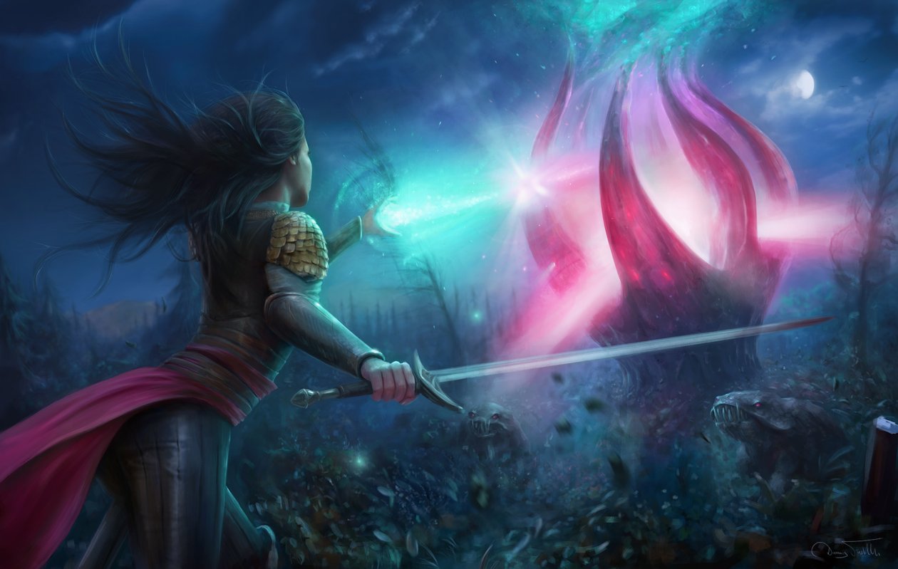 Warrior Fantasy Girl Art