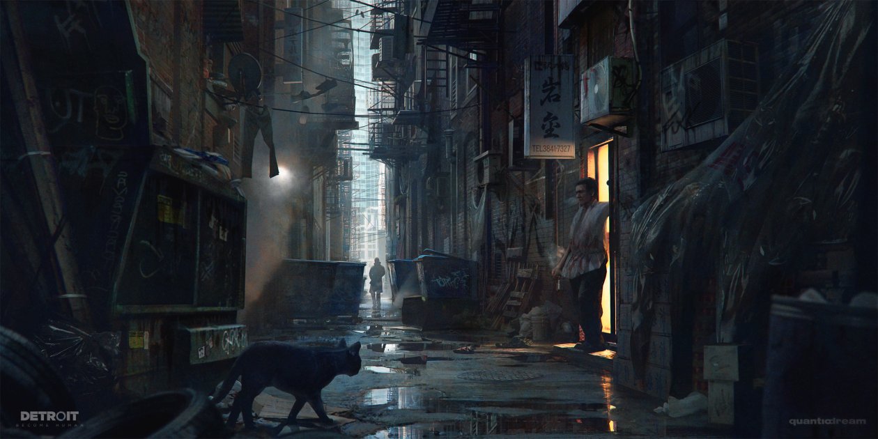Alleyway Detroit Become Human