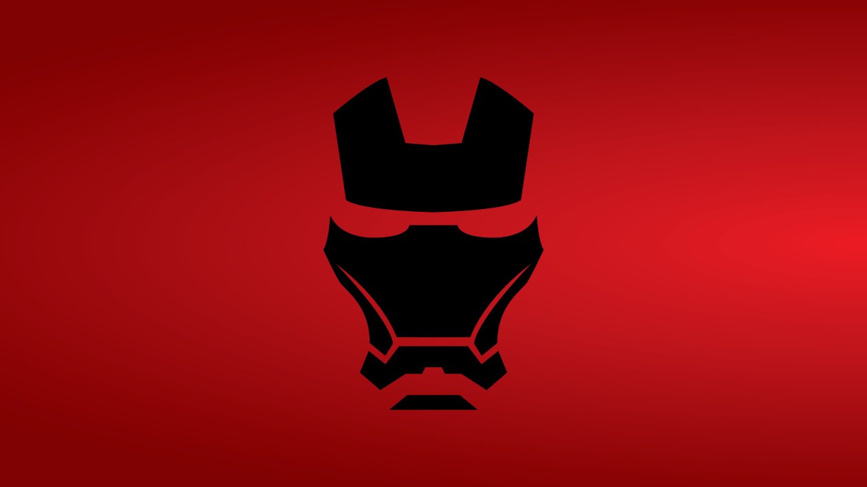 Iron Man Mask Minimalist 8k