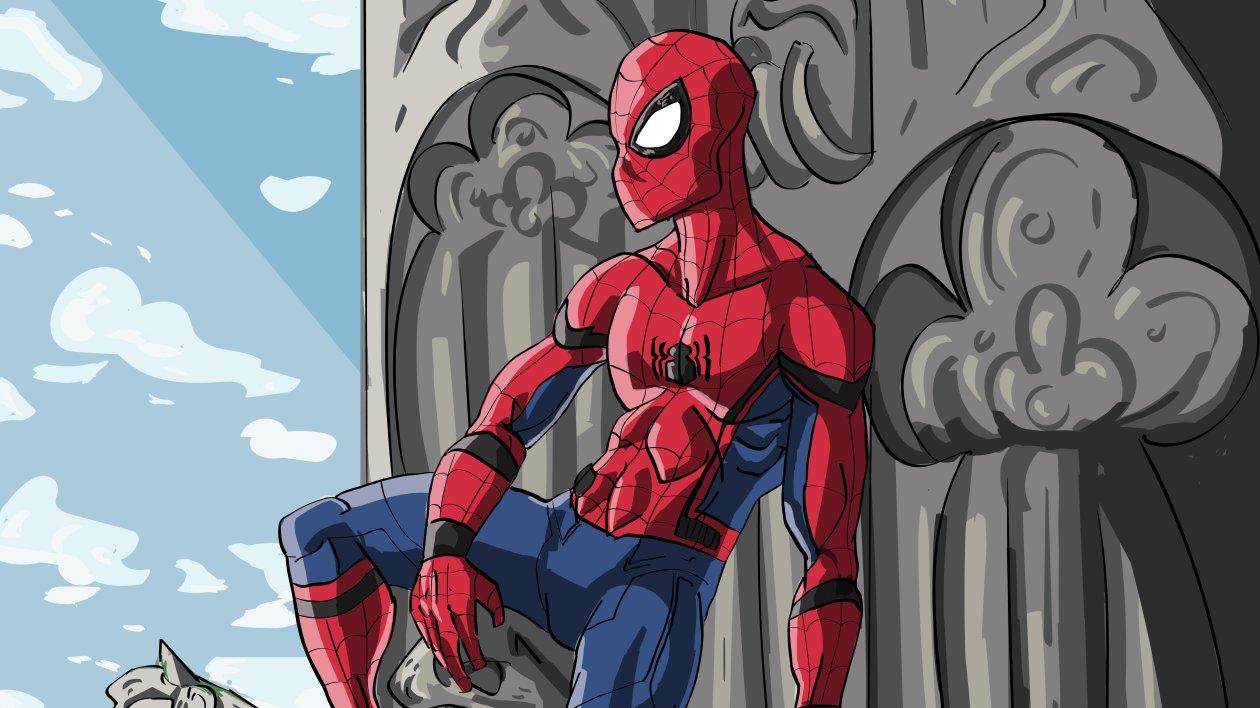 Spider Man Comic Art 5k