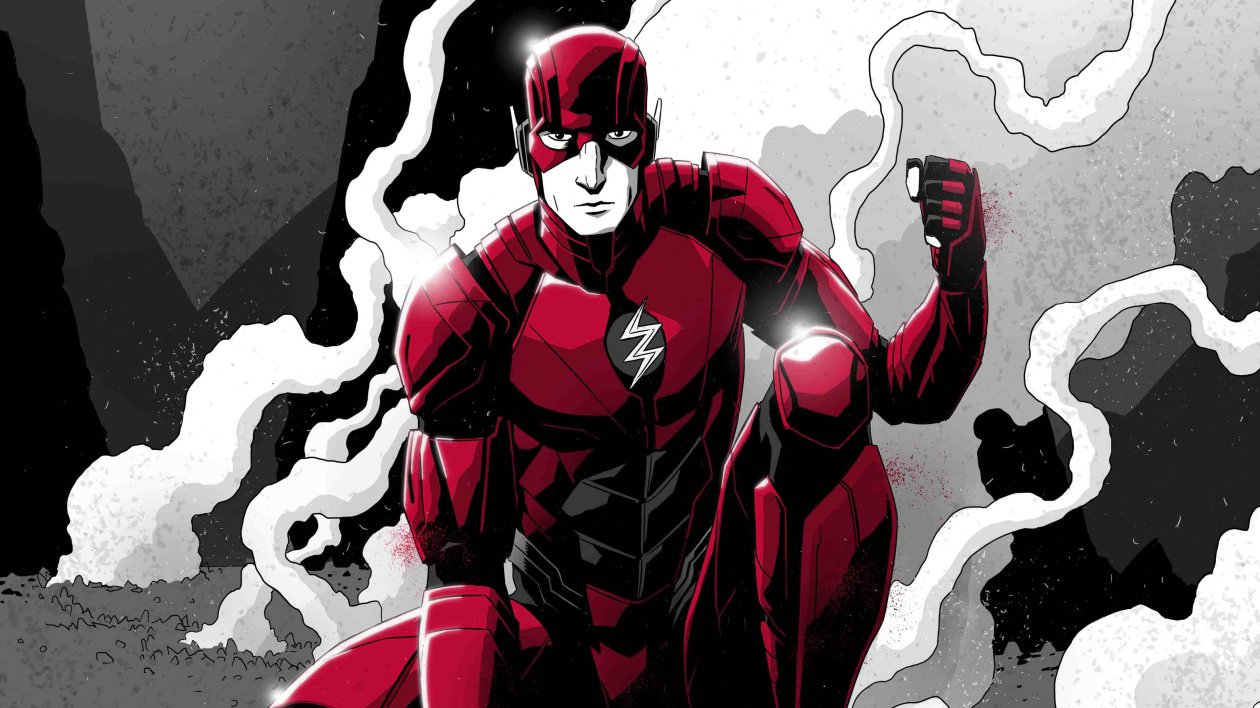 Flash Monochrome Art 4k