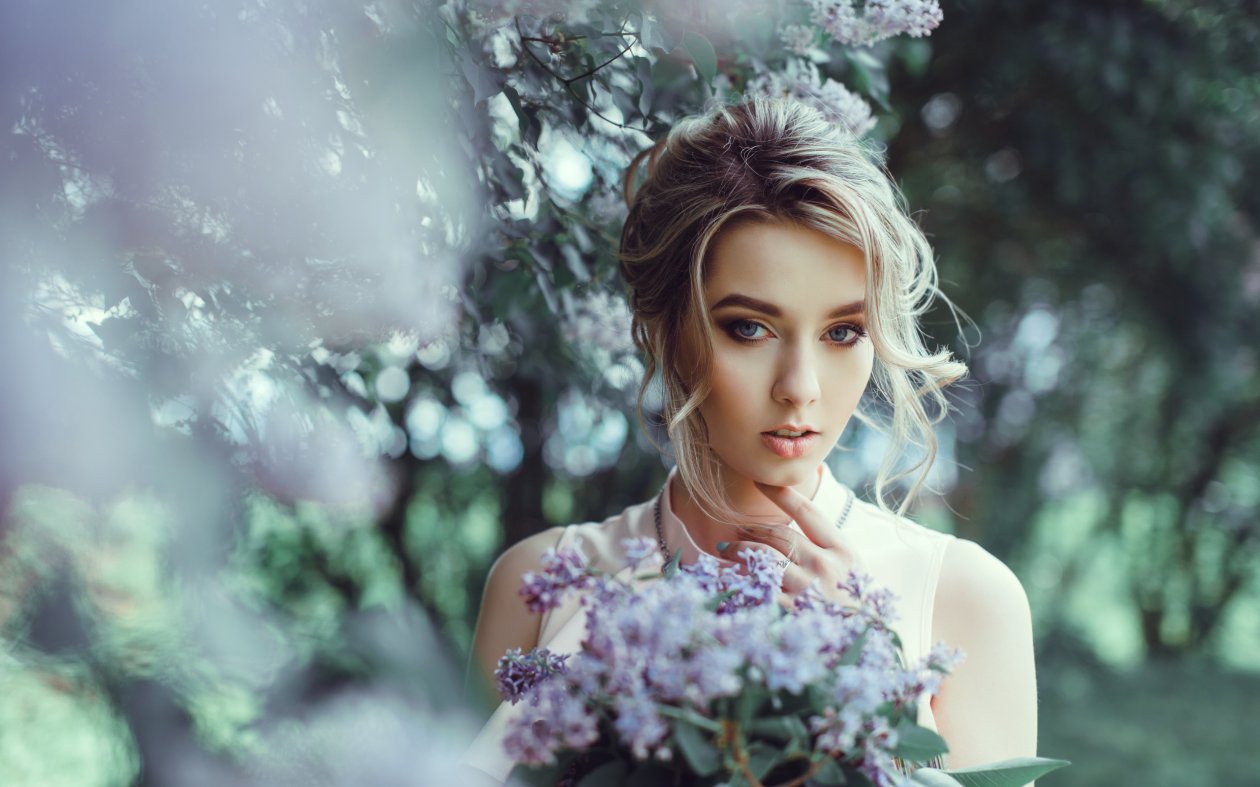 Beautiful Girl Looking