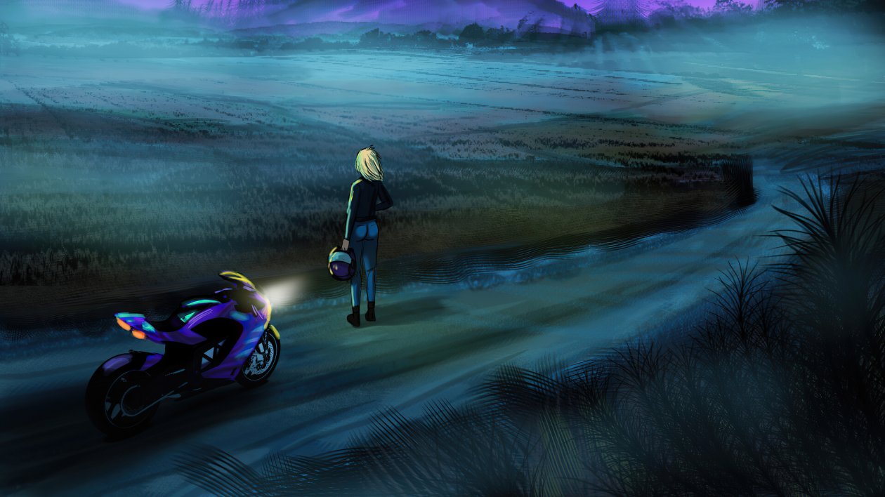 Biker Dont Get Lost 4k