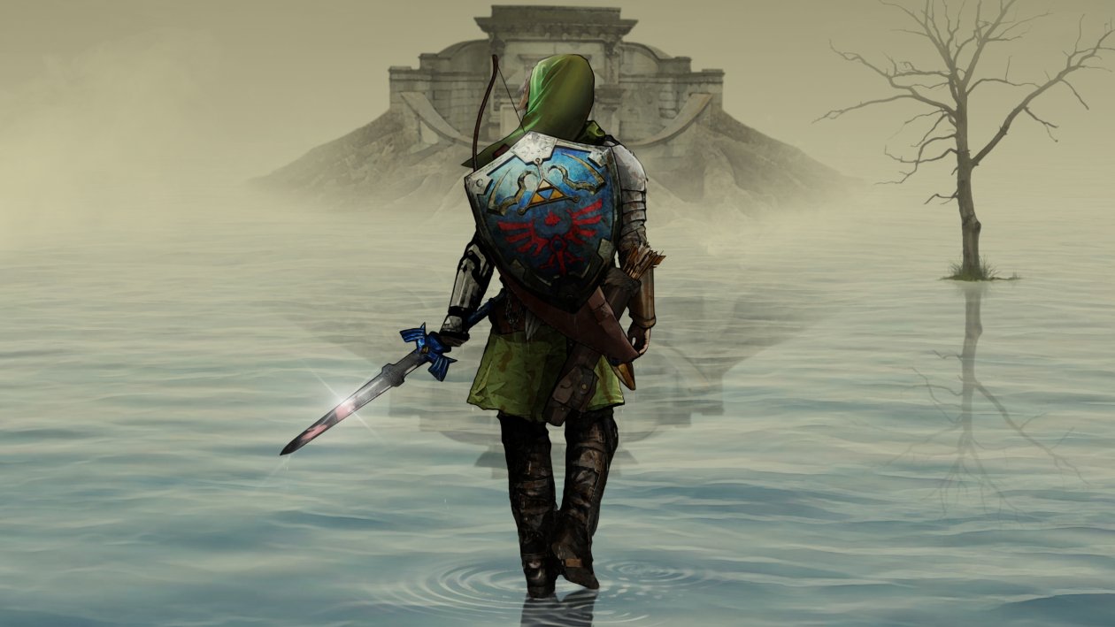 The Legend Of Zelda Walking Art