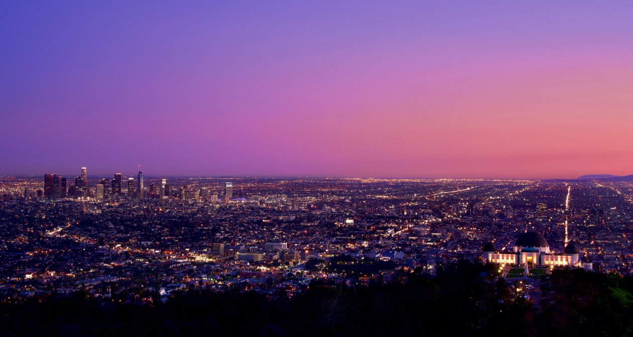 Los Angles City Sky 8k