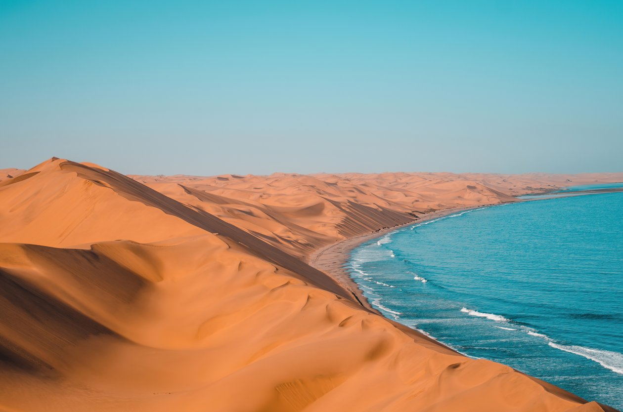 Desert Sea Sand 4k