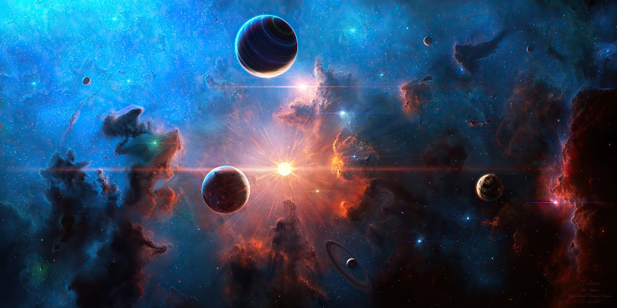 Neblua Space Planet Art 4k