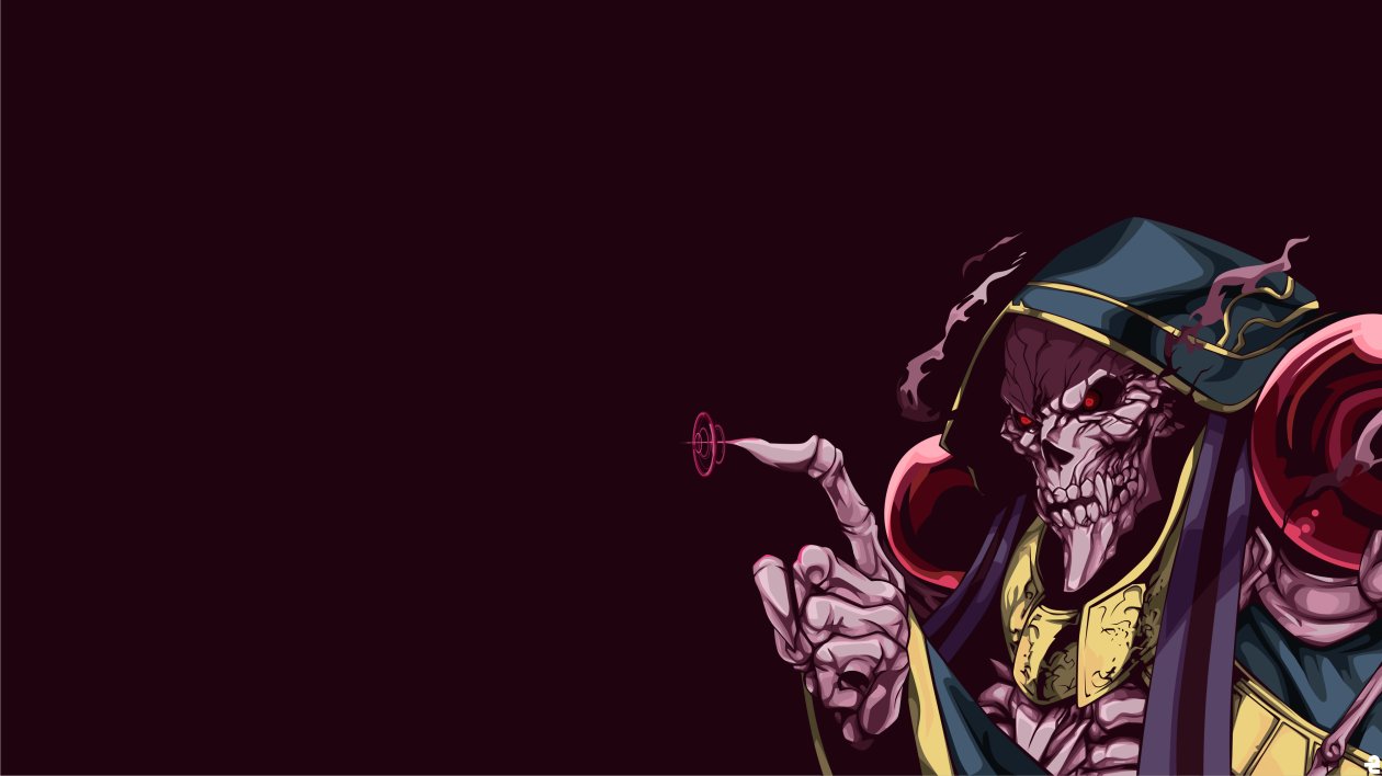 Ainz Ooal Gown Overload Anime 4k