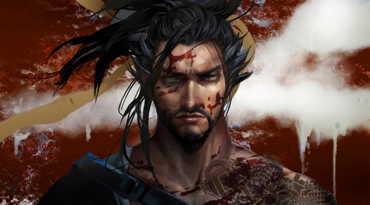 Hanzo Overwatch Art 4k