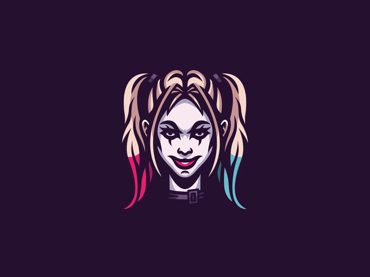 Harley Quinn Minimal Art 4k