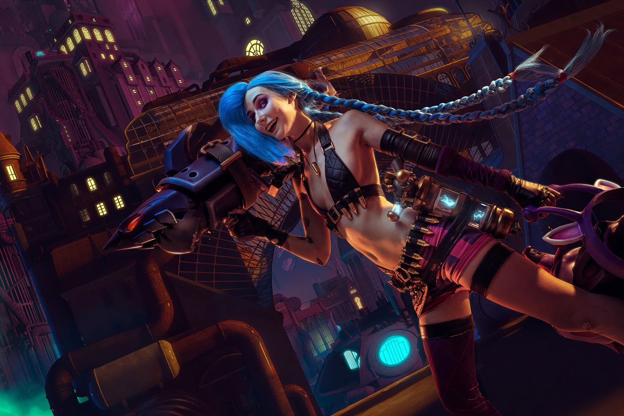Jinx Lol Cosplay 4k