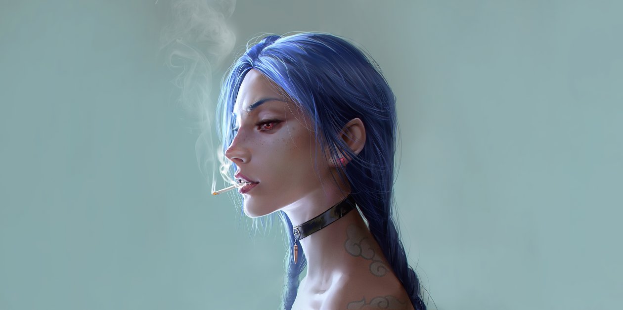 Jinx League Of Legends Art 4k