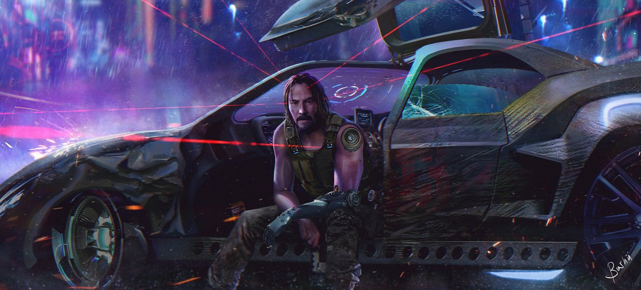 Cyberpunk 2077 Keanu Reeves 4k