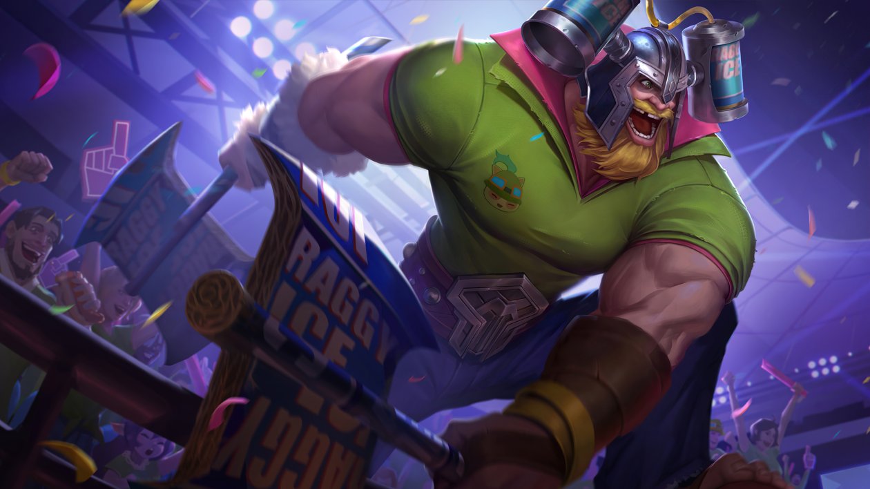 Olaf League Of Legends 4k