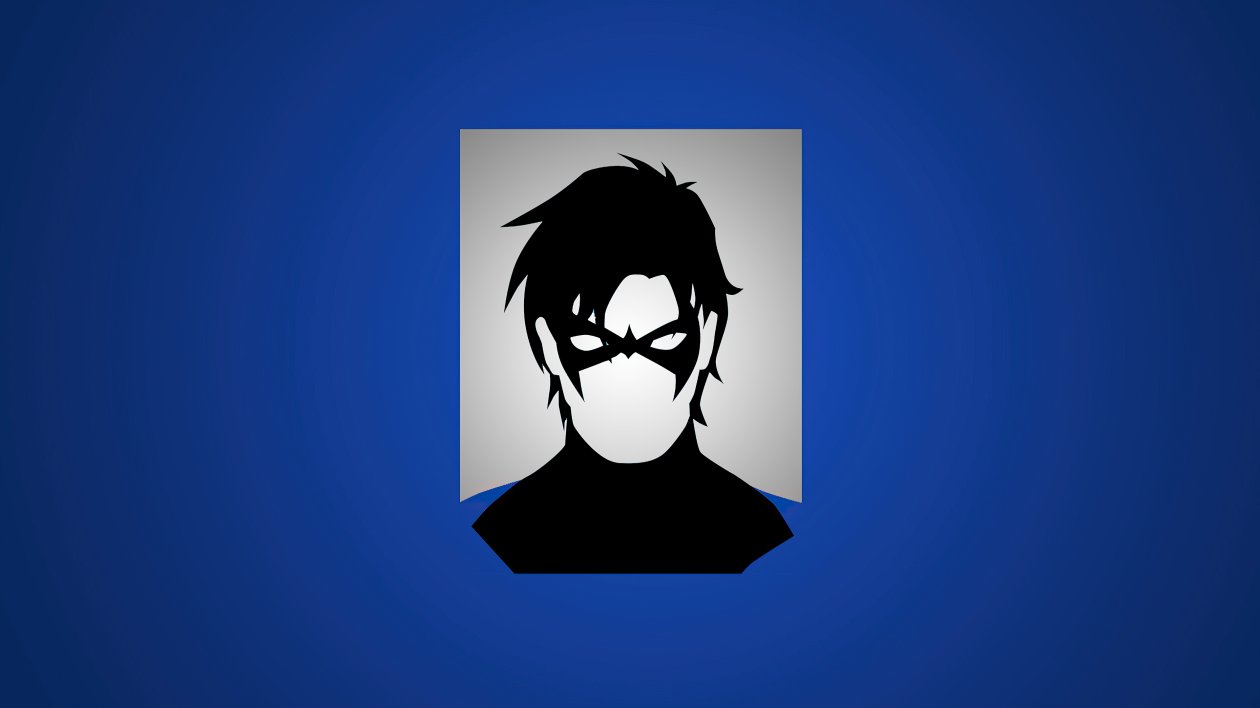 Nightwing Post Minimal Art 4k